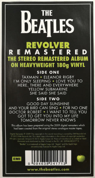 BEATLES (ビートルズ)  - Revolver (欧米共通限定復刻リマスター再発180gステレオ LP/New)