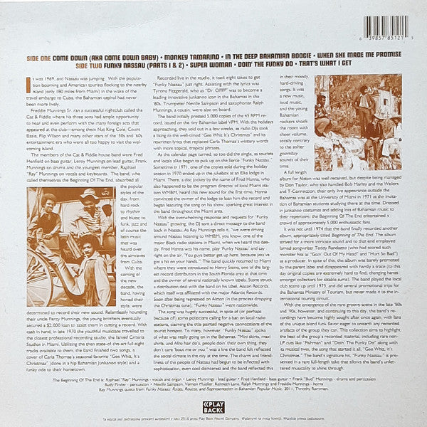 BEGINNING OF THE END (ビギニング・オブ・ジ・エンド)  - Nassau Funk (EU Ltd.LP/New)
