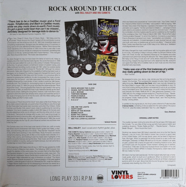 BILL HALEY & HIS COMETS (ビルヘイリー＆ヒズ・コメッツ)  - Rock Around The Clock (EU 限定復刻再発180g LP/New)