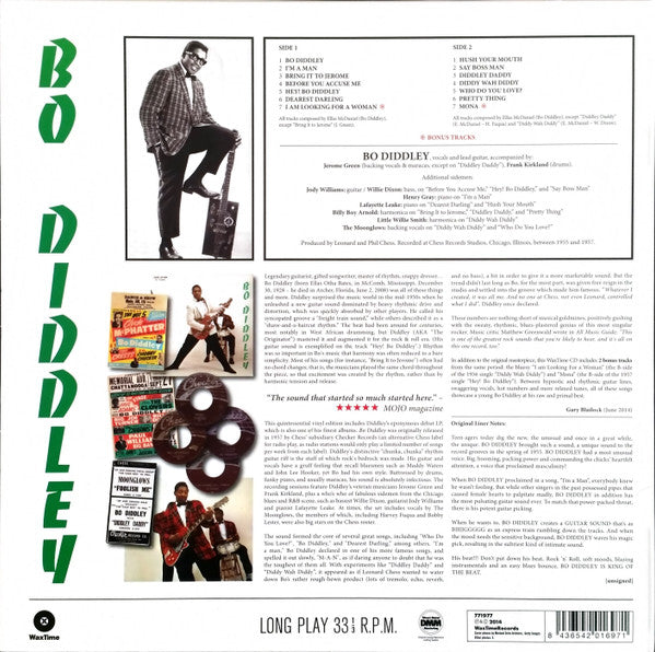 BO DIDDLEY (ボ・ディドリー)  - Bo Diddley [ 1st ] (EU 限定ボーナス入り再発 180g LP/New)