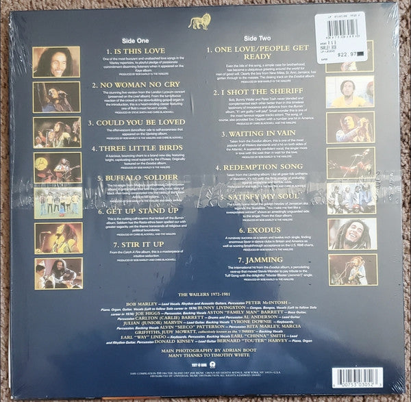 BOB MARLEY & THE WAILERS (ボブ・マーリー&ザ・ウェイラーズ)  - Legend - The Best (US Ltd.Reissue 180g LP/New)