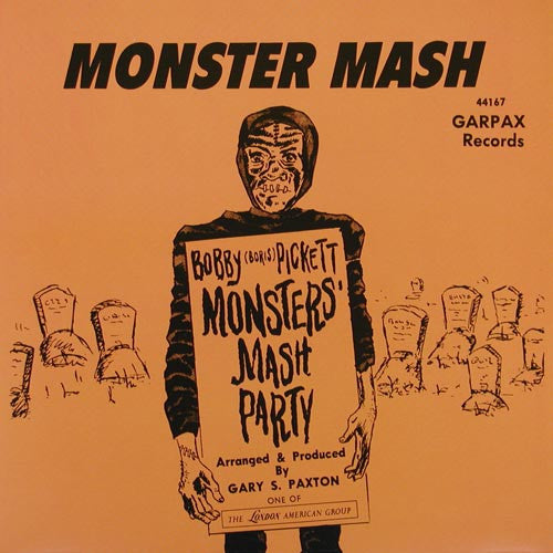 BOBBY (BORIS) PICKETT (ボビー（ボリス）ピケット)  - Monster Mash (US Ltd.Reissue Black Vinyl 7"+PS/New)