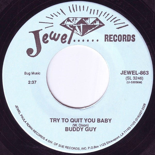 BUDDY GUY (バディ・ガイ)  - Try To Quit You Baby / Sit And Cry (US '92 Ltd.Reissue 7"/New)