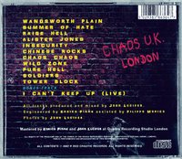 CHAOS UK London (カオス UK ロンドン) - Punk Spirit (UK 限定プレス CD/ New)