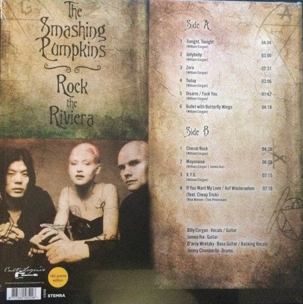 SMASHING PUMPKINS (スマッシング・パンプキンズ)  - Rock The Riviera Live Radio Broadcast (Dutch 限定リリース180グラム重量 LP/NEW)