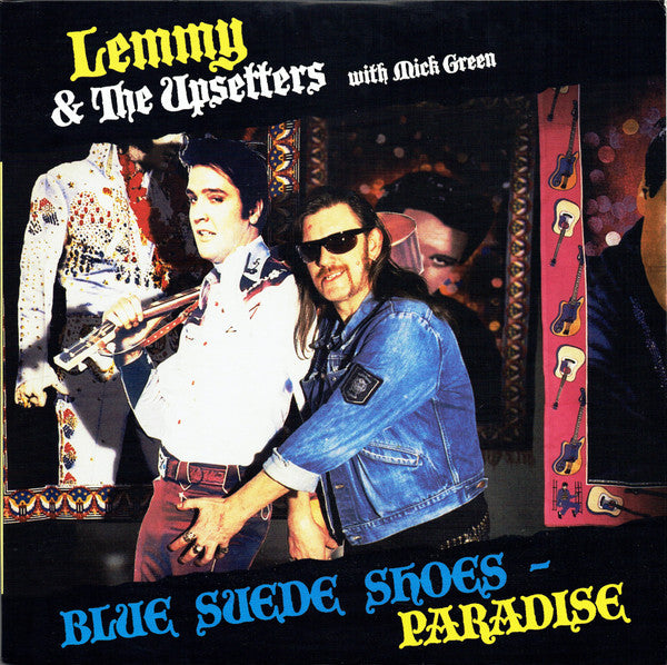 LEMMY & THE UPSETTERS With Mick Green (レミー & ジ・アップセッターズ・ウィズ・ミック・グリーン)  - Blue Suede Shoes / Paradise (US Ltd.Reissue Pink Vinyl 12"  「廃盤 New」 )