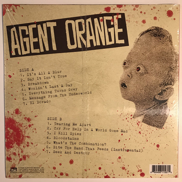 AGENT ORANGE (エージェント・オレンジ)  - Bloodstains (US Ltd.Orange Vinyl LP / New)