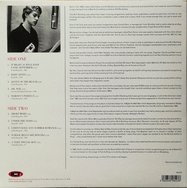 CAROLE KING (キャロル・キング)  - It Might As Well Rain Until September (EU Limited 180g Blue Vinyl LP/New)