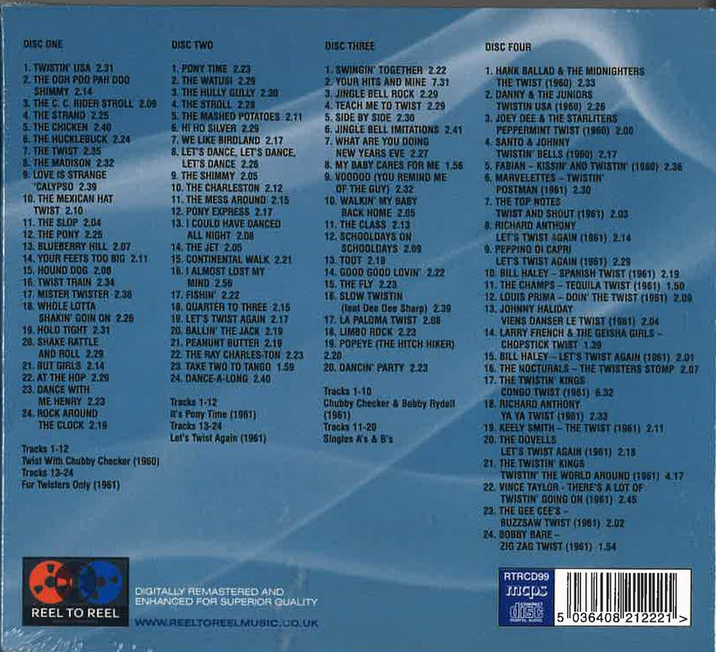 CHUBBY CHECKER (チャビー・チェッカー)  - Five Classic Albums Plus Bonus Singles etc (EU Ltd.Digipak 4xCD/New)