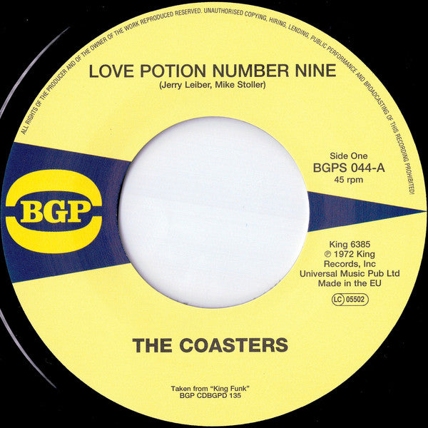 COASTERS (コースターズ)  - Love Potion Number Nine / Cool Jerk (UK Ltd.Reissue 7"/New）
