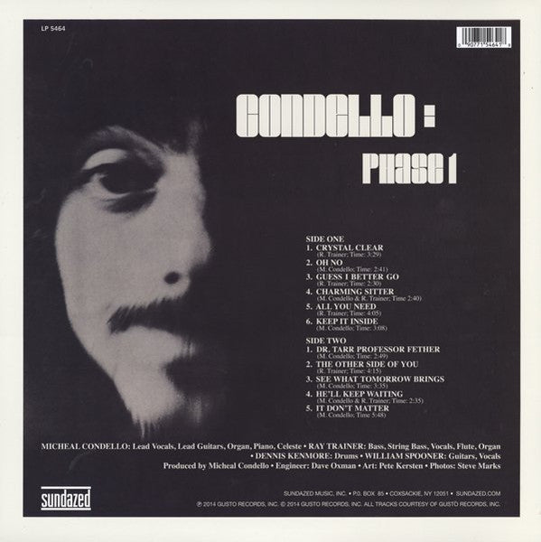 CONDELLO (コンデロ)  - Phase 1 (US Sundazed Ltd. Reissue 180g Stereo LP/New)