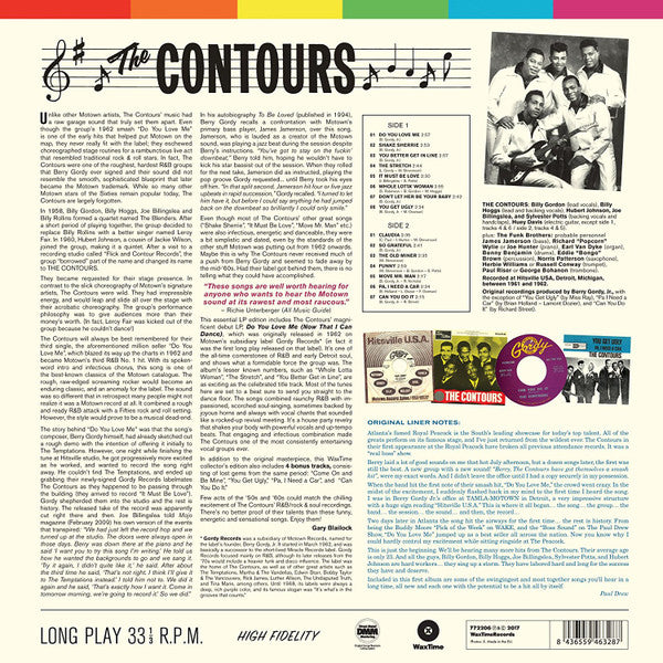 CONTOURS (コントアーズ)  - Do You Love Me (EU Ltd.Reissue 180g LP/New)