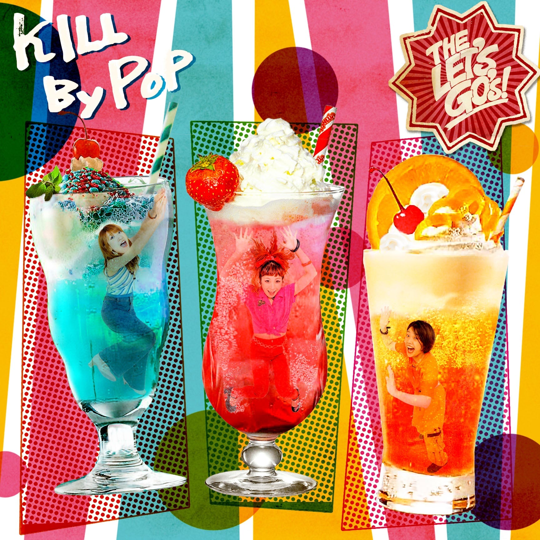 LET'S GO'S, THE (ザ・レッツ・ゴーズ) - Kill By Pop (Japan 初回限定特典「缶バッジ」付きCD / New)