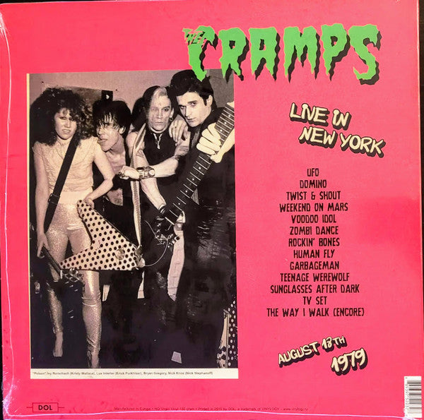 CRAMPS (クランプス)  - New York Live 1979 (EU Ltd.180g HQ Orange Vinyl LP/New)