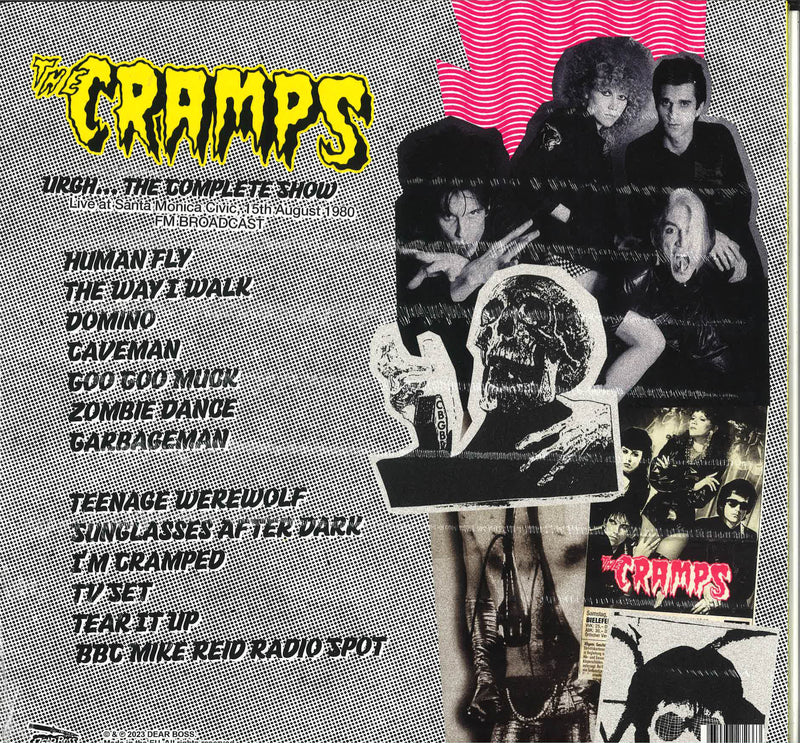 CRAMPS (クランプス)  - Urgh...The Complete Show (EU 300枚限定再発カラーVinyl LP/New)