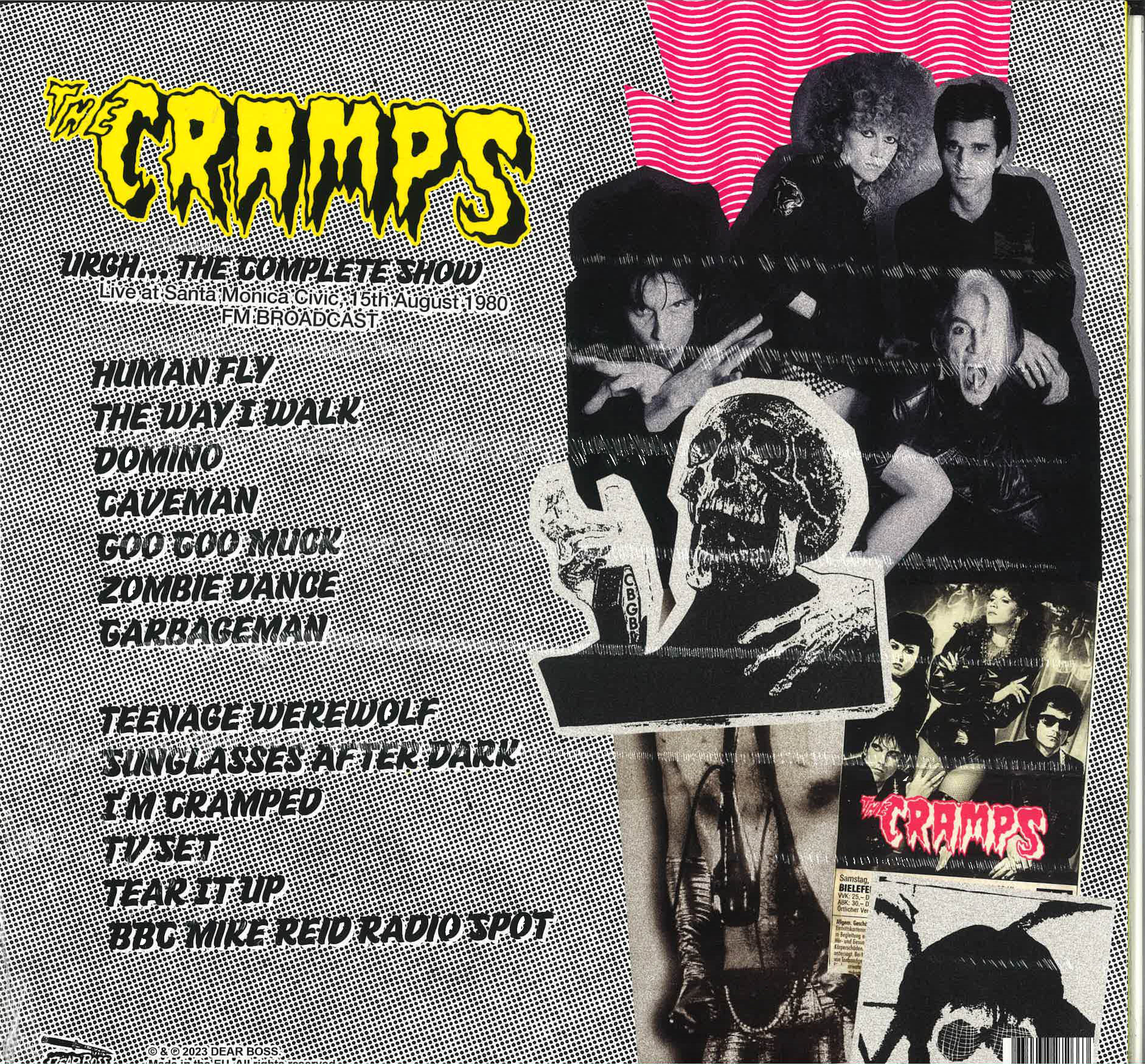 CRAMPS (クランプス)  - Urgh...The Complete Show (EU 限定再発ブラックVinyl LP/New)