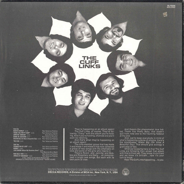 CUFF LINKS (カフ・リンクス)  - The Cuff links (US '70 Orig.Stereo LP/New廃盤)