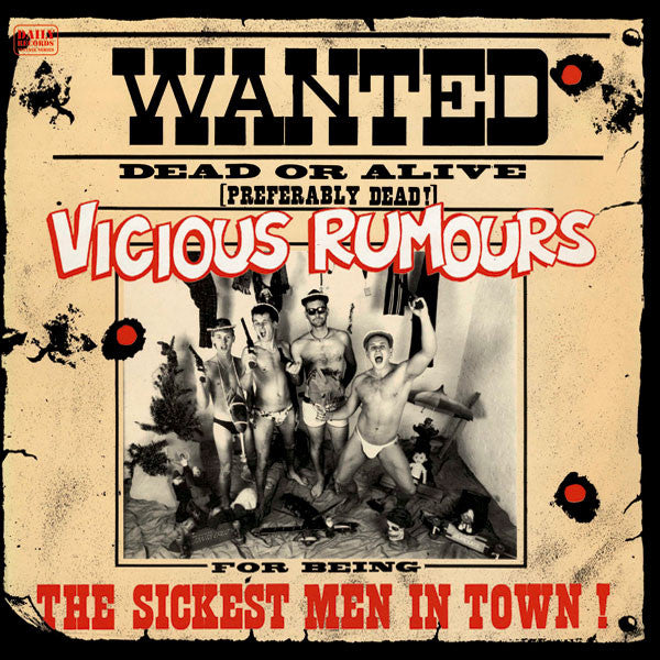 VICIOUS RUMOURS (ヴィシャス・ルーマーズ)  - The Sickest Men In Town (Spain 100 Ltd.Reissue Red Vinyl LP「廃盤 New」)
