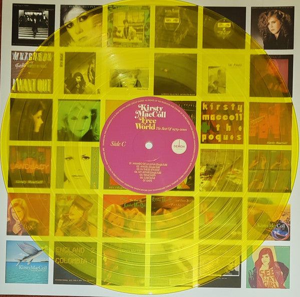 KIRSTY MACCOLL (カースティ・マッコール)  - Free World The Best Of 1979-2000 (EU 限定リリース・イエローヴァイナル 2xLP/NEW)