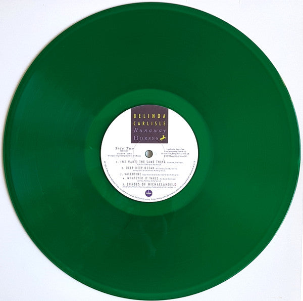 BELINDA CARLISLE (ベリンダ・カーライル)  - Runaway Horses (EU Limited Reissue 180g Green Vinyl LP/NEW)