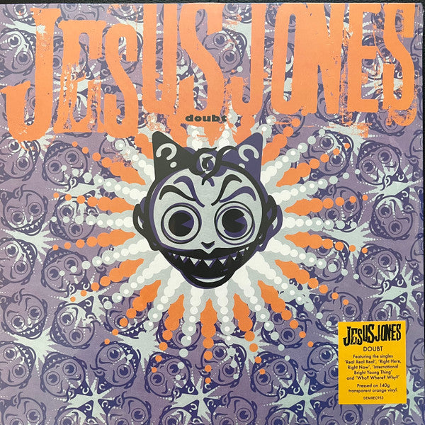 JESUS JONES (ジーザス・ジョーンズ)  - Doubt (EU 限定復刻再発クリアオレンジヴァイナル LP/NEW)