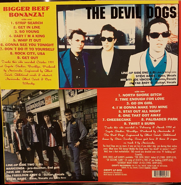 DEVIL DOGS (デヴィル・ドッグス)  - Bigger Beef Bonanza! (German 限定再発180グラム LP/New)