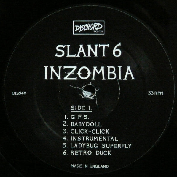 SLANT 6 (スラント・シックス)  - Inzombia (US Limited LP「廃盤 New」)