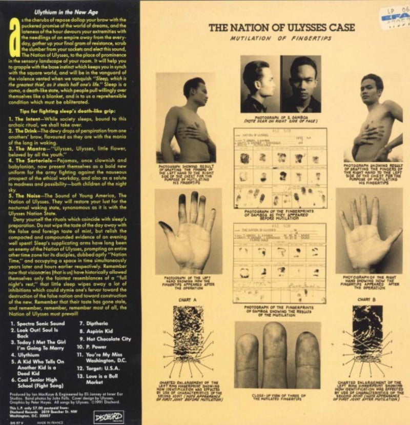 NATION OF ULYSSES (ネイション・オブ・ユリシーズ)  - 13-Point Program To Destroy America (US Ltd.Reissue LP「廃盤 New」 )