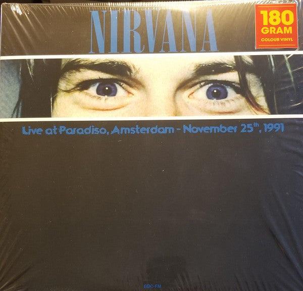 NIRVANA (ニルヴァーナ)  - Live At Paradiso, Amsterdam - November 25th, 1991 (EU 限定180グラム重量ブルーヴァイナル LP/NEW)