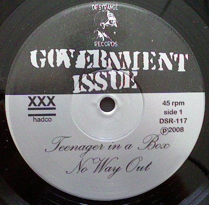 GOVERNMENT ISSUE (ガヴァメント・イシュー)  - Make An Effort EP (US Ltd.Reissue 7"/ New )