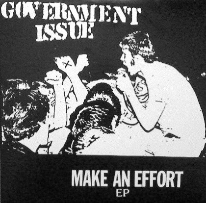 GOVERNMENT ISSUE (ガヴァメント・イシュー)  - Make An Effort EP (US Ltd.Reissue 7"/ New )