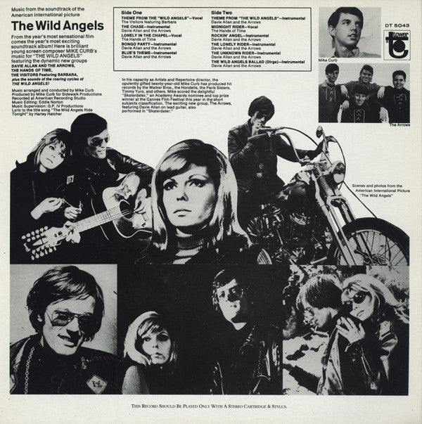 O.S.T. - The Wild Angels (EU Unofficial Stereo LP / New)