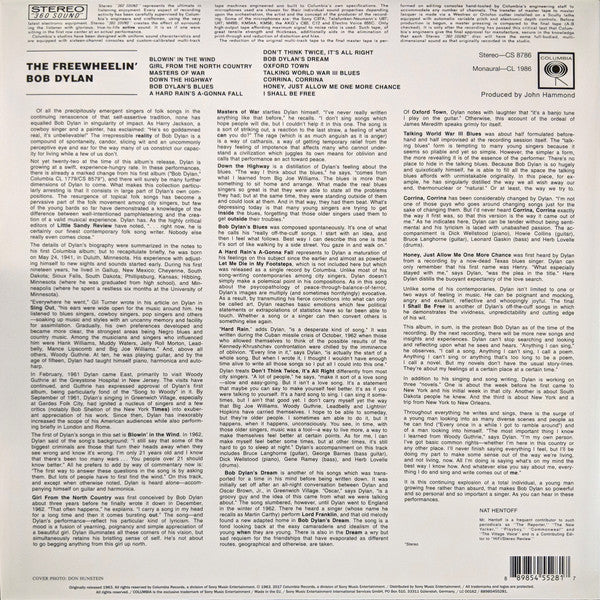 BOB DYLAN   (ボブ・ディラン)  - The Freewheelin' (EU Ltd.Reissue 180g LP/New)