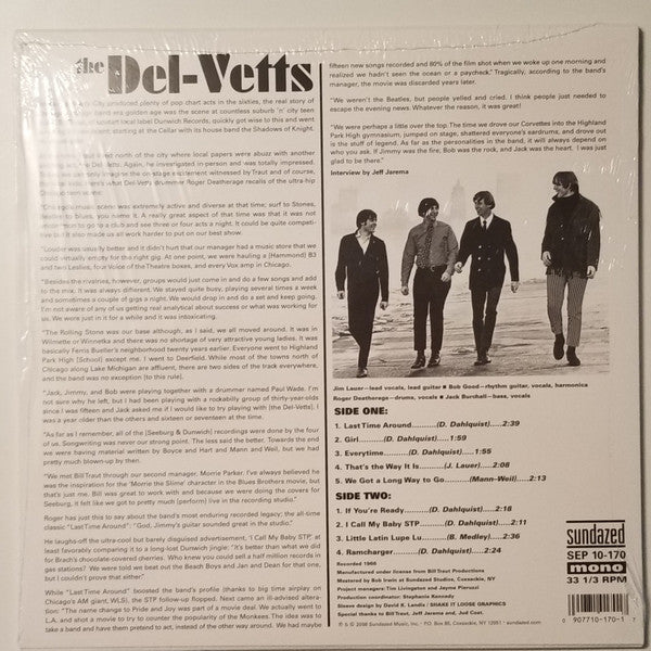 DEL-VETTS (デルヴェッツ)  - S.T / Last TIme Around +8 (US Ltd.Blue Vinyl 10" MLP/New)
