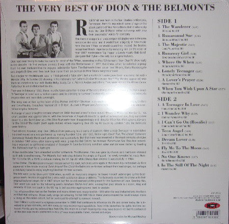 DION u0026 THE BELMONTS (ディオン＆ザ・ベルモンツ) - The Very Best (EU Limited 180g LP/New)