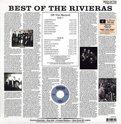 RIVIERAS, THE (ザ・リヴィエラス)  - The Best Of The Rivieras: California Sun (US Orig. LP / New)