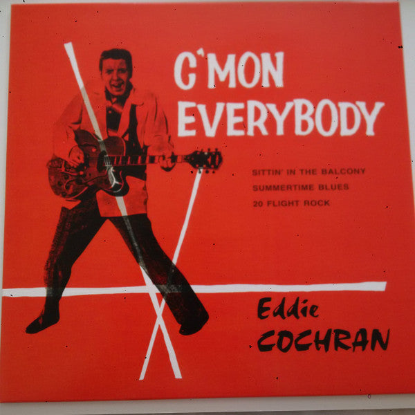 EDDIE COCHRAN (エディ・コクラン)  - C'mon Everybody (UK 500 Ltd.Reissue Orange VInyl 10" Mini LP/New)