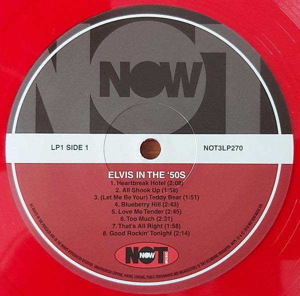 ELVIS PRESLEY (エルヴィス・プレスリー)  - Elvis In The 50’s (EU Limited 180g Red Vinyl 3xLP/New)