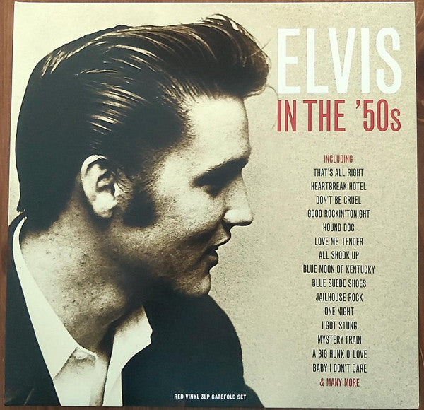 ELVIS PRESLEY (エルヴィス・プレスリー)  - Elvis In The 50’s (EU Limited 180g Red Vinyl 3xLP/New)