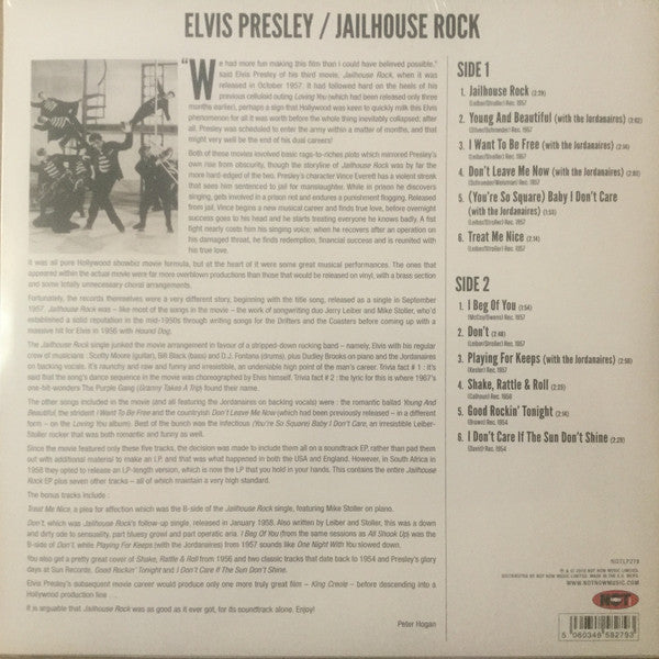 ELVIS PRESLEY (エルヴィス・プレスリー)  - Jailhouse Rock (EU Limited 180g Yellow Vinyl LP/New)