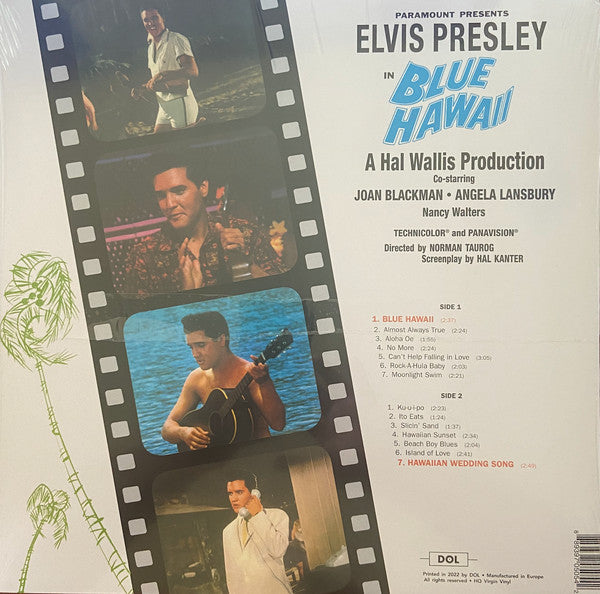 ELVIS PRESLEY (エルヴィス・プレスリー)  - Blue Hawaii (EU Ltd.Reissue Blue Vinyl  LP/New)