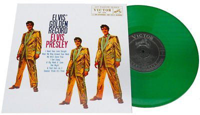 ELVIS PRESLEY (エルヴィス・プレスリー)  - Elvis' Golden Record (UK 限定復刻リプロ再発「グリーン・ヴァイナル」 10"/廃盤 New)