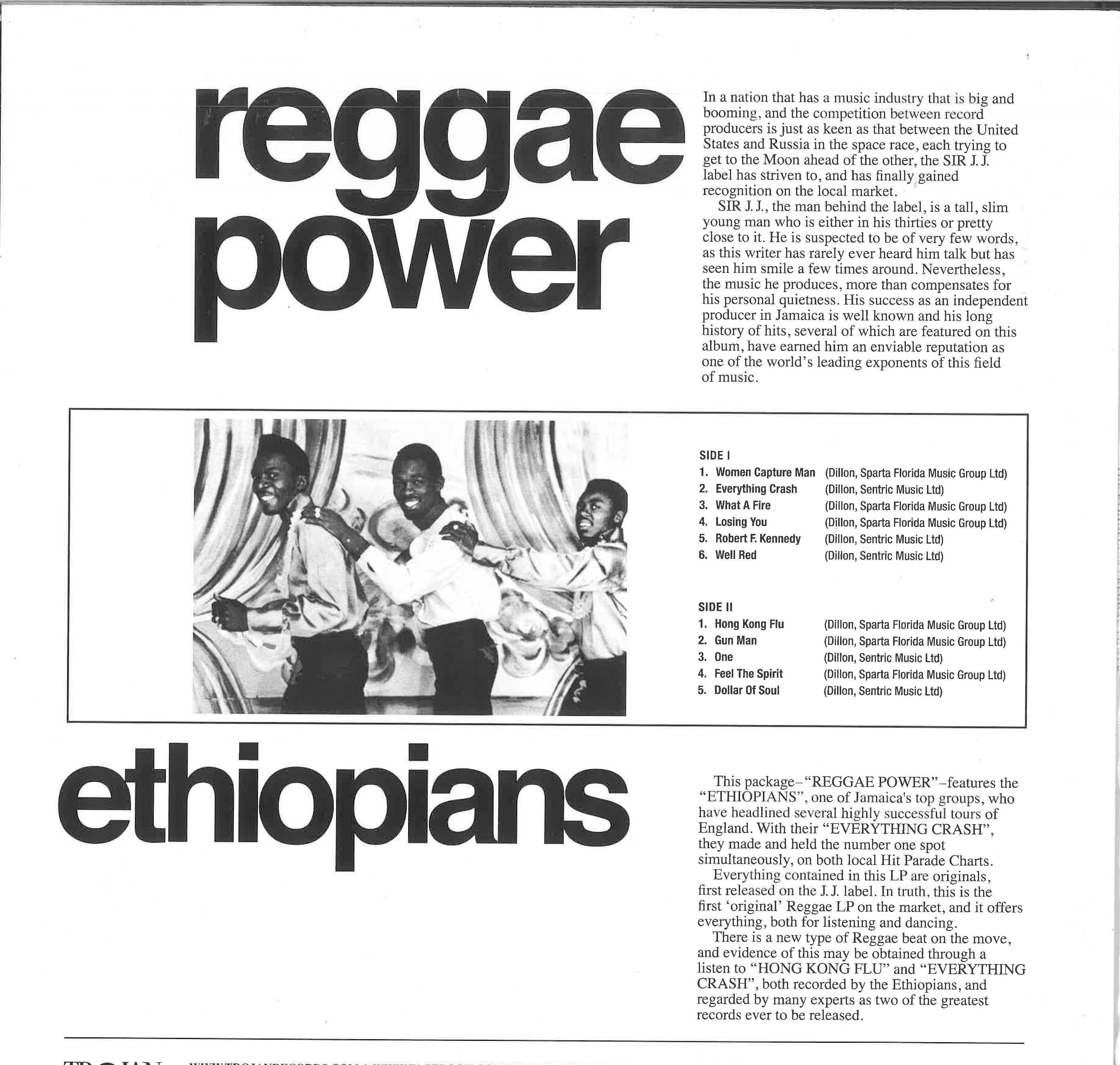 ETHIOPIANS (エチオピアンズ)  - Reggae Power (EU M.O.V.Ltd.Reissue 180g LP/New)