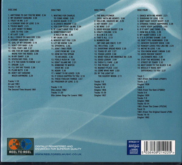 ETTA JAMES (エタ・ジェイムズ)  - Four Classic Albums Plus Singles (EU 限定デジパック 4xCD/New)