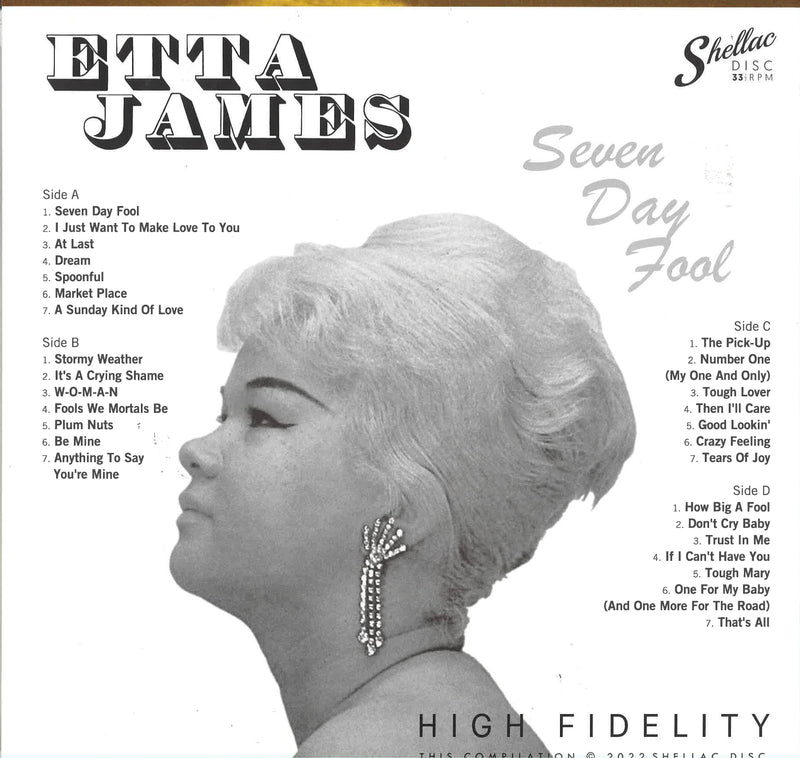 ETTA JAMES (エタ・ジェームス)  - Seven Day Fool (Spain Limited 2xLP/New)