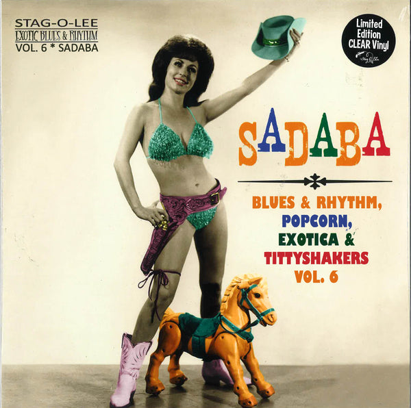 V.A. (エギゾ・ポップコーン珍曲コンピ)  - Exotic Blues & Rhythm Vol.6 : Sadaba (German Ltd.Clear Vinyl 10" LP/New)
