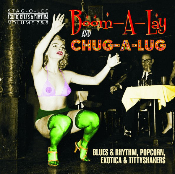 V.A. (エギゾ・ポップコーン珍曲コンピ)  - Exotic Blues & Rhythm Vol.7 & 8 :  Boom-A-Lay / Chug-A-Lug (German CD/New)