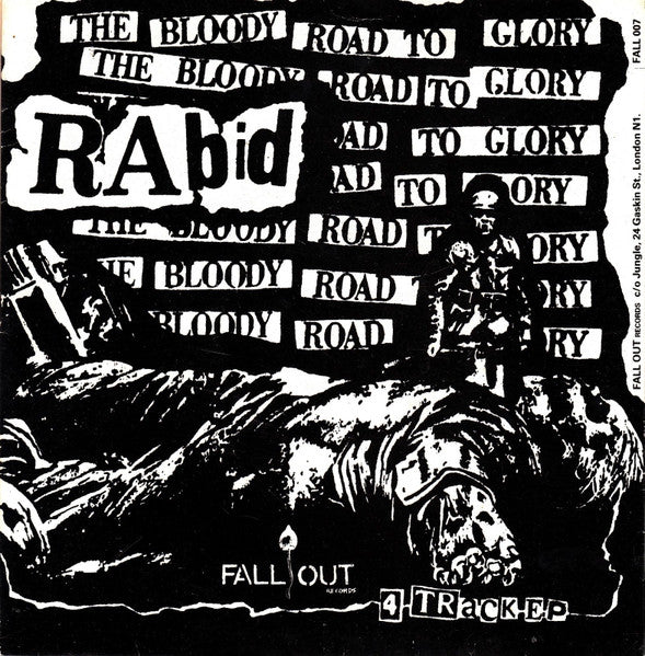 RABID (ラビッド)  - The Bloody Road To Glory (UK 限定プレス再発 7"「廃盤 New」)