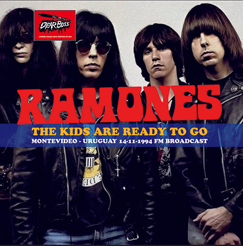 RAMONES (ラモーンズ) - The Kids Are Ready To Go : Montevideo - Urguay 14-11-1994 FM Broadcast (EU Ltd.Clear Vinyl LP/ New)