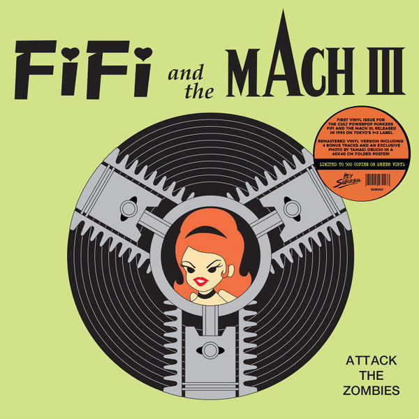 FIFI & The MACH III (フィフィ＆ザ・マッハ・スリー)  - Attack The Zombies (EU 500枚限定復刻再発「グリーンVINYL」LP/New)